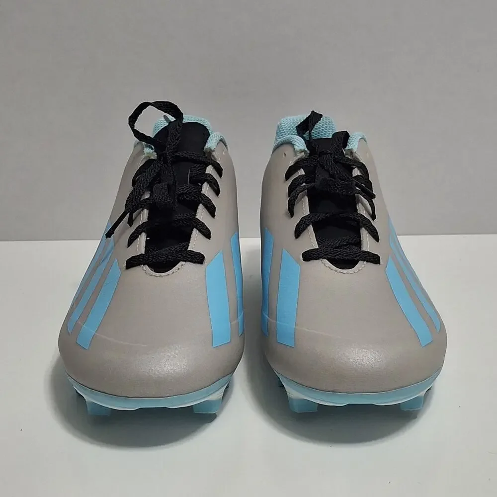 Adidas X Crazyfast Messi.3 FG Soccer Cleats Silver/Blue IE4078 Men’s Size 7 1/2